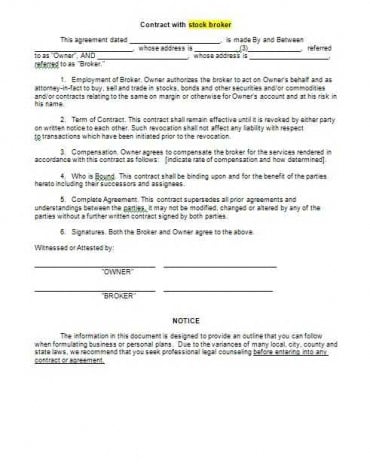 Agent/agency agreement