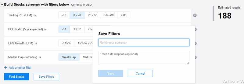 Stock screeners - Why and how to use 4