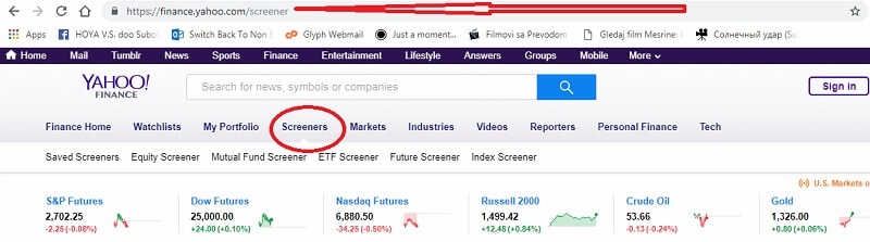 stock screener